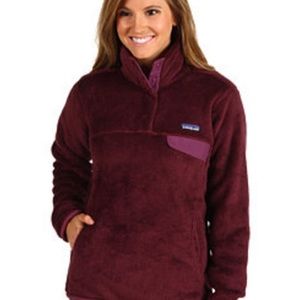 Patagonia Re-Tool Snap-T Fleece Pullover Burgundy